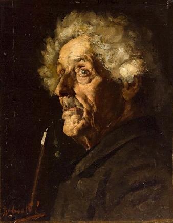 Old man with a Pipe